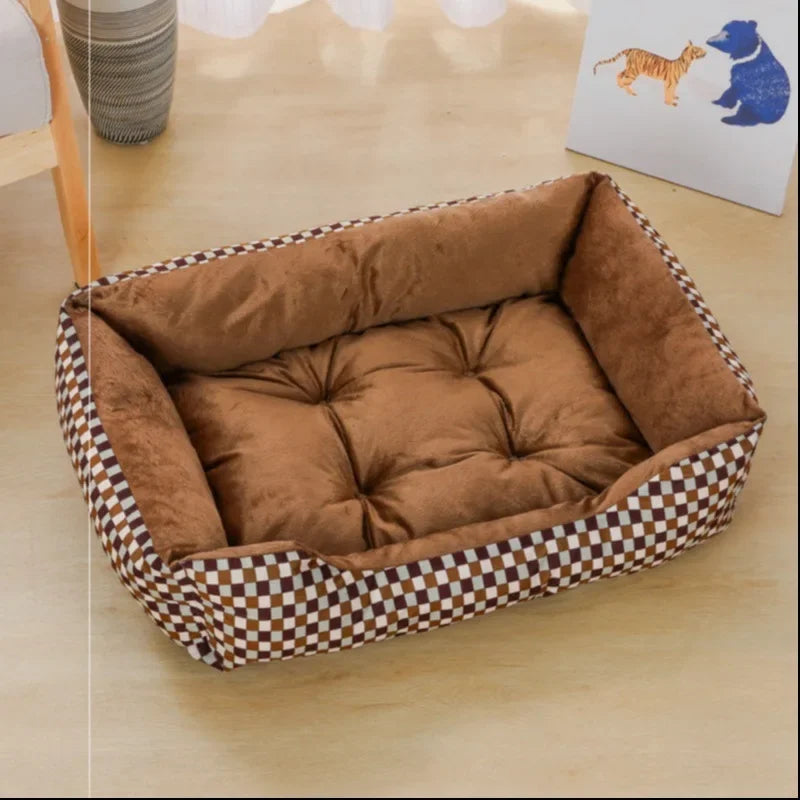 Bed for Dogs And Cats Square Plushi 